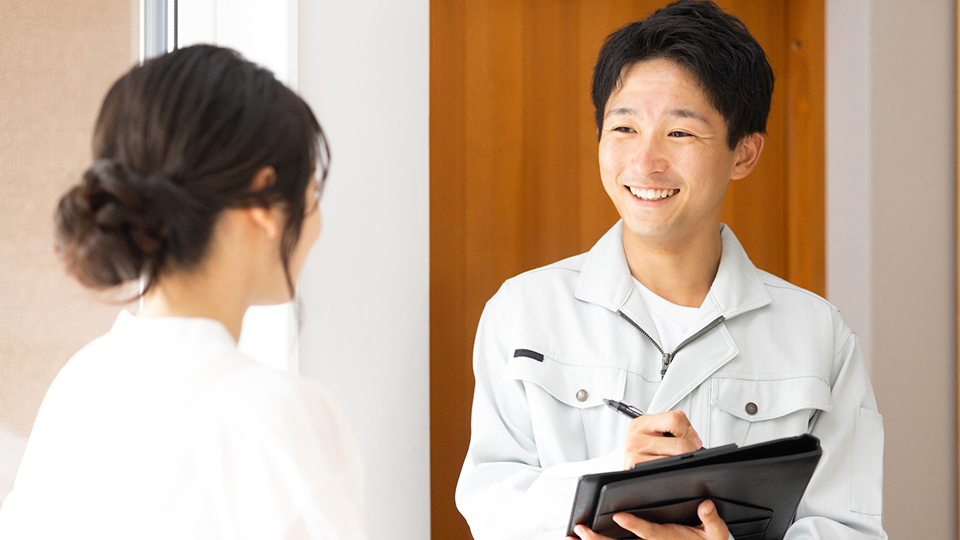 丁寧な作業と明朗会計